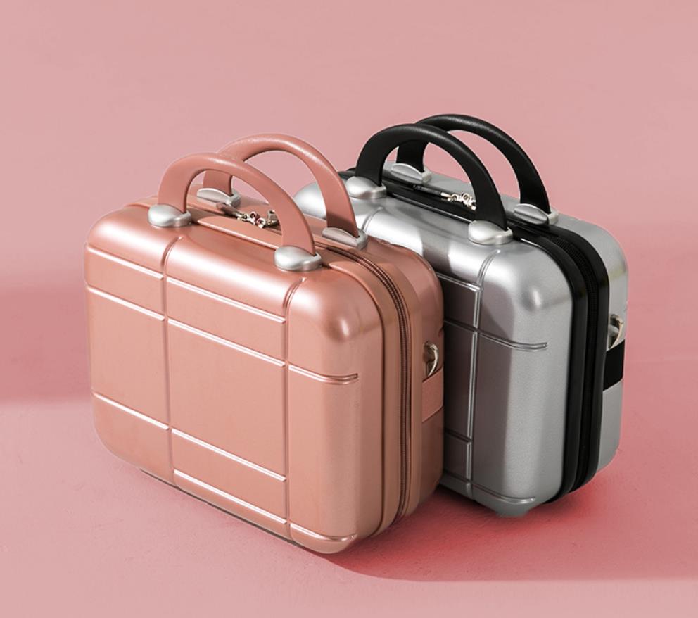 2022 luggage product cosmetic bag diagonal trolley case child luggage small suitcase 13 inch luggage