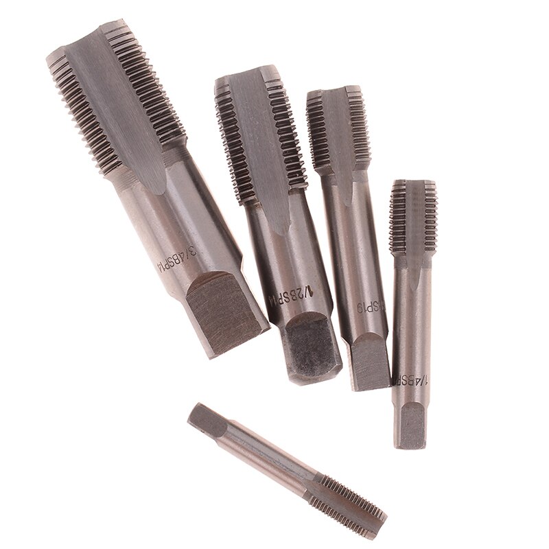 1x G1/8 1/4 3/8 1/2 3/4 HSS Taper Pipe Tap BSP Metal Screw Thread Cutting Tools