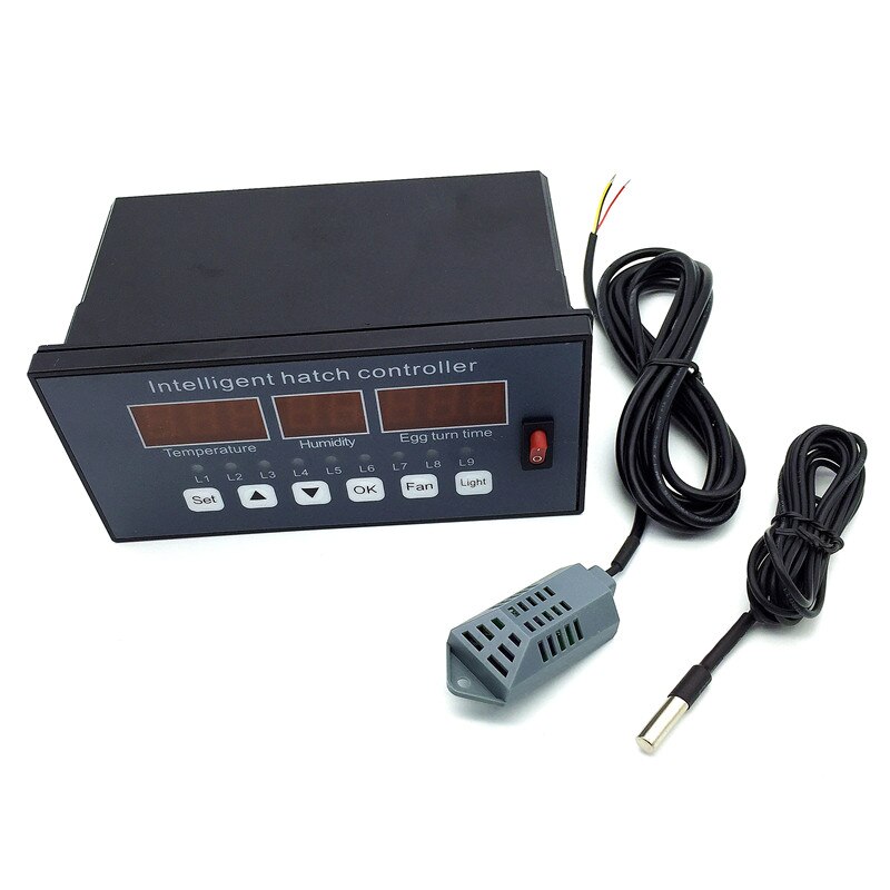 XM-16 Incubator Controller Automatic And Multifunction Egg Incubator Control System Fan Switch Temperature And Humidity Sensors
