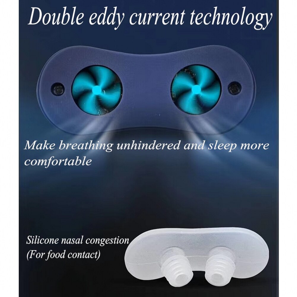 Mini appareil électrique Portable Anti-ronflement, aide à la respiration du nez, soulage les ronflements, pour un meilleur sommeil