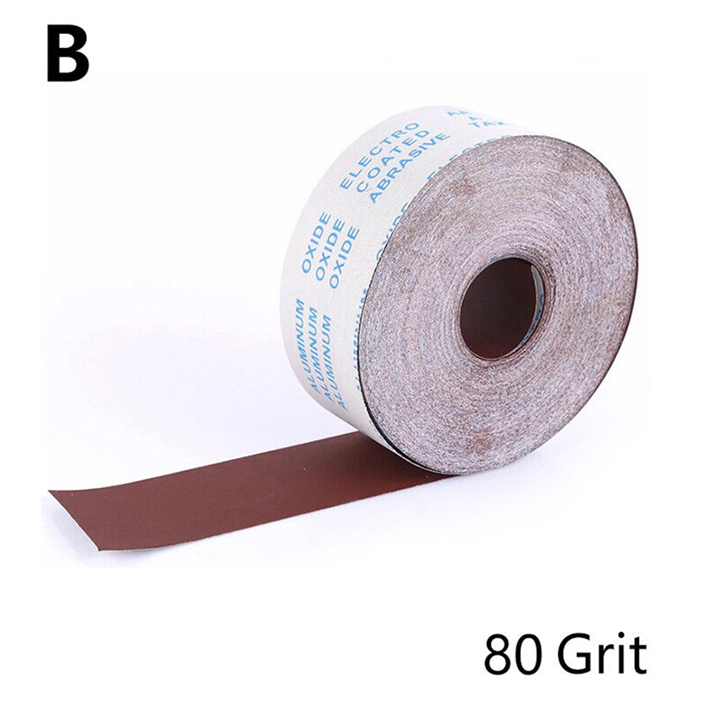 Sandpaper Roll Emery Cloth Sand Paper Sanding Abrasive Sheets 60 80 100 120 150 180 240 320 400 600 800 Grit 1 Meter Length: Khaki