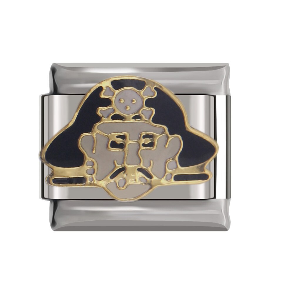 Fyour Daisy Paard Aliens Pirates Motorfiets Mobiele Telefoon Charm Links Fit 9Mm Armband Roestvrij Staal Diy Maken DJTop68