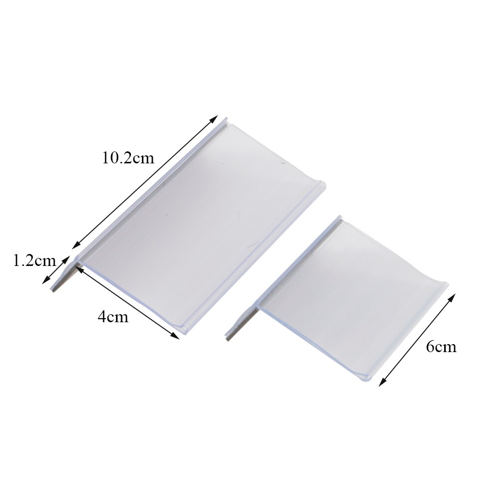 L Magnetic Shelf Clip Label Holder