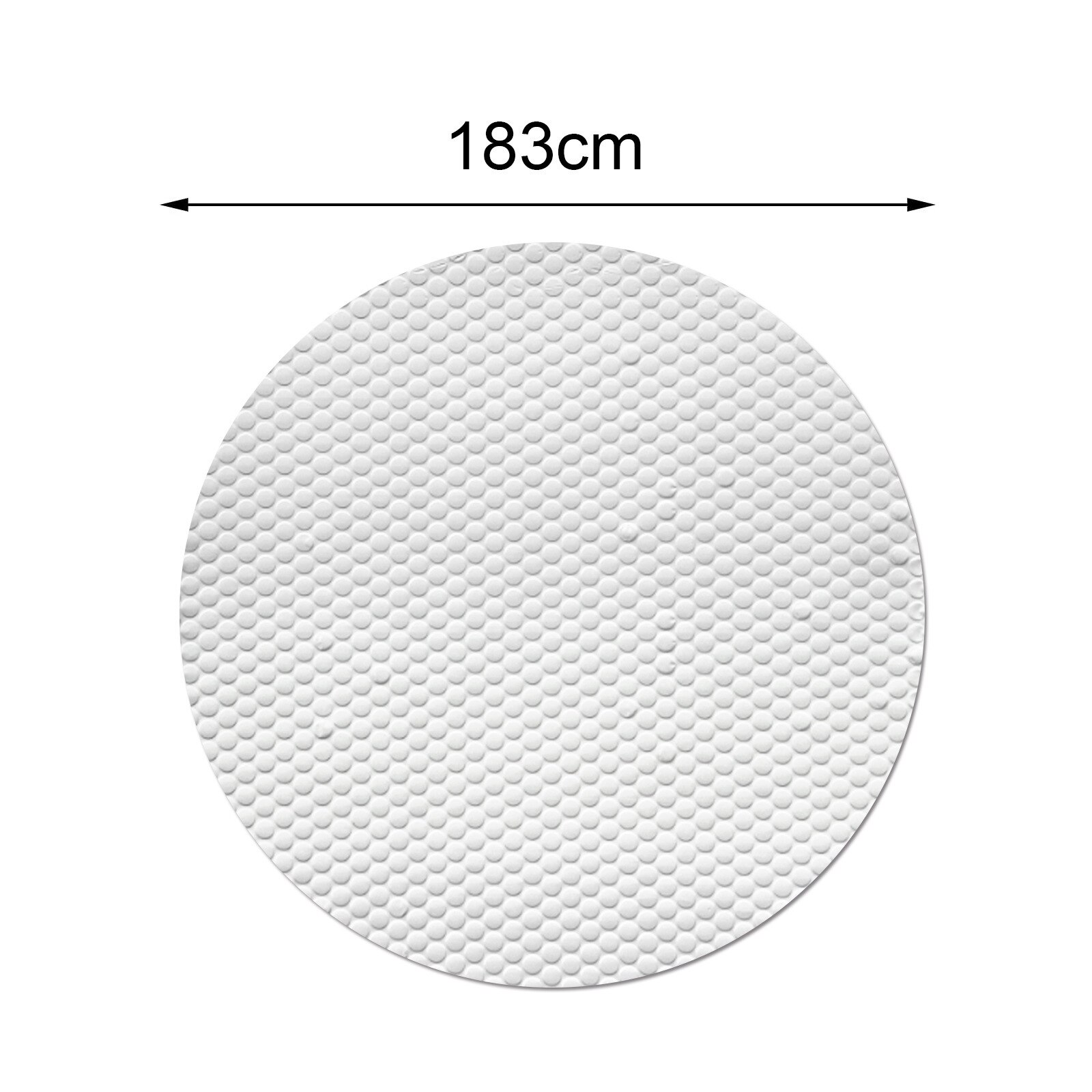 Multifunctional Pool Cover Dust-proof Heat Insulation Swimming Pool Protective Cover Suitable for Most of Small Pool: 183cm