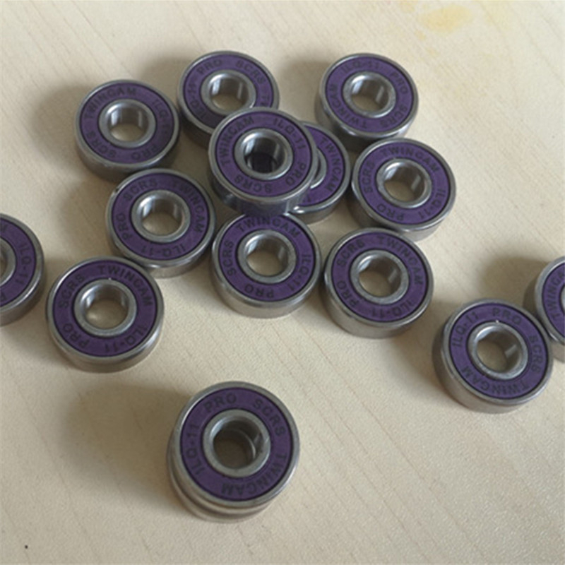 16 unids/set rodamientos de patinaje ILQ-11 Ranura Profunda 608ZZ 8X22X7mm rodamientos de patines de acero cromado ABEC-11 deslizamiento Slalom