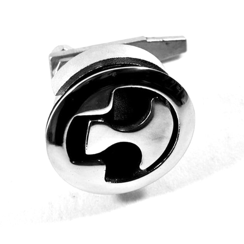 Silver Marine Boat Floor Buckle Hatch Latch Flush Turning Lift Handle 316 Stainless Steel Marine Hardware