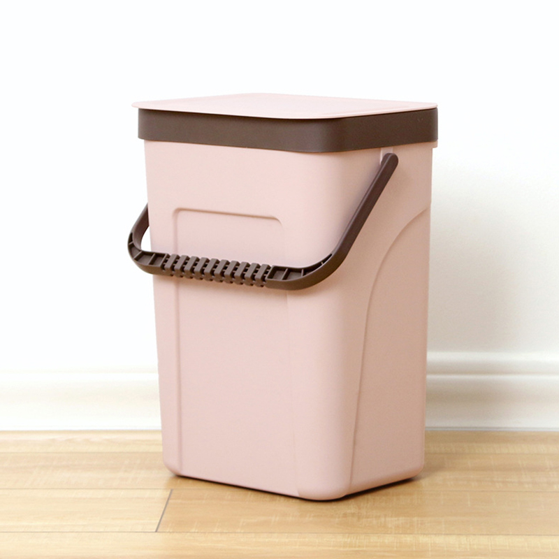 Trash Can Kitchen Wall Mounted Garbage Bin Recycle Compost Bin Bathroom Dustbin L9 #2