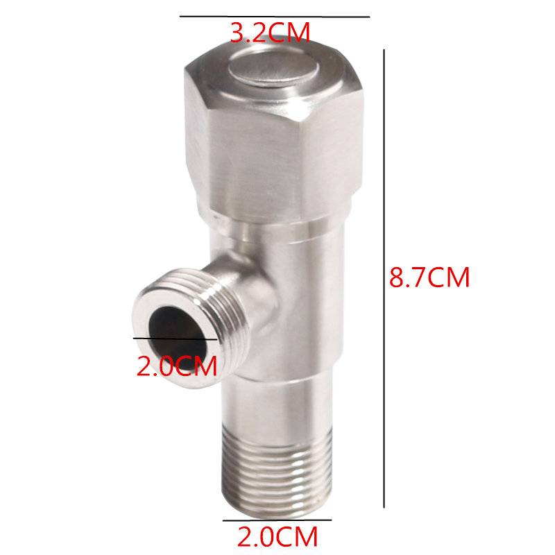 Angle Valve Filling Valves G1/2 Stainless Steel Closestool Water Heater &Cold Angle Valve Toilet Valve Bathroom Accessories