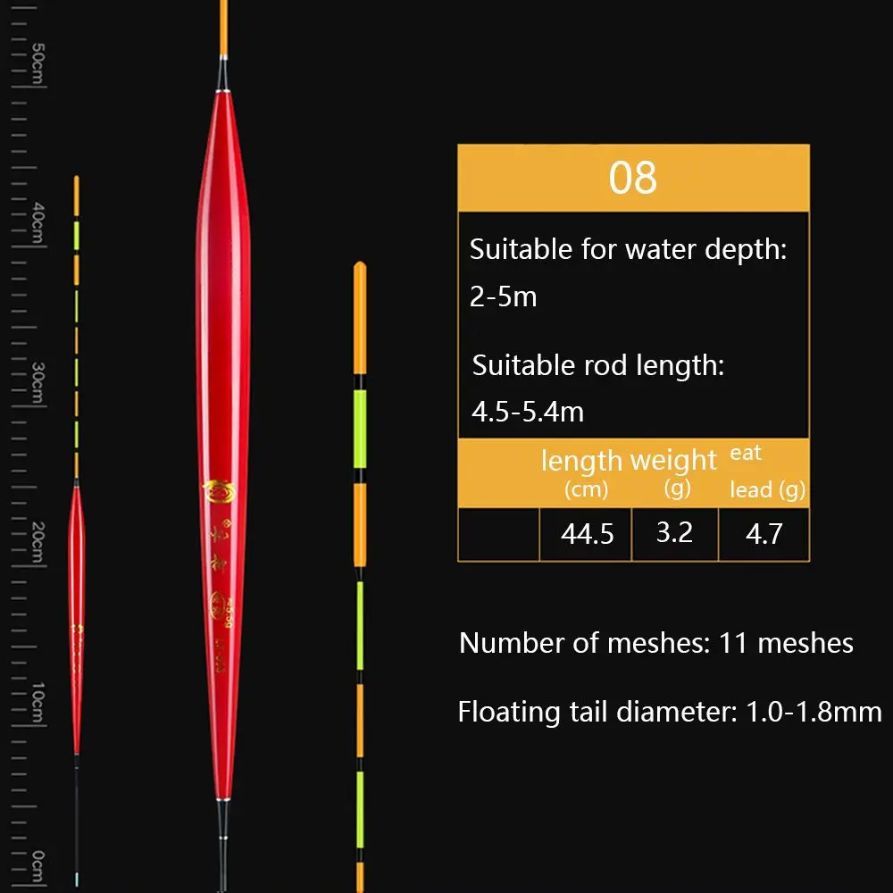 1pc fiskeflöten i trä, balsaflotte, peche, karp, tilapia, flytande bobbers, träflöte, fiskeredskapstillbehör: Ljusgrön