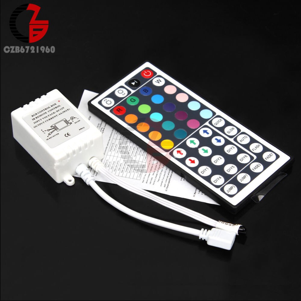 44 Keys Ir Remote Controller Led Dimmer 12V Voor Smd 3528 5050 Rgb Led Strip Licht