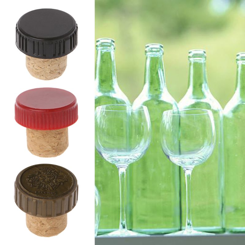 T-form Rot Wein Stopfen Kork Flasche Stecker Küche Bar Werkzeug Abdichtung Korken