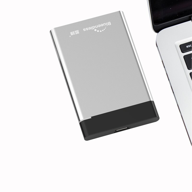 2.5 hdd-kabinet usb 3.0 højhastigheds 5/6 gbps til 7-9.5mm hdd-caddy-etui til type  c 3.0 ekstern harddisk metal hdd-kabinet