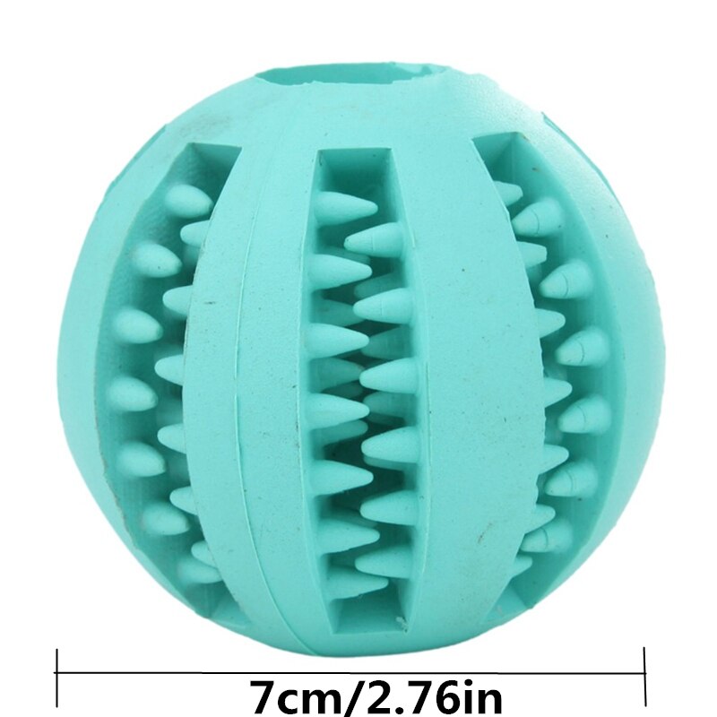 Natural Rubber Rottweiler Dog Toys: 7cm mint green