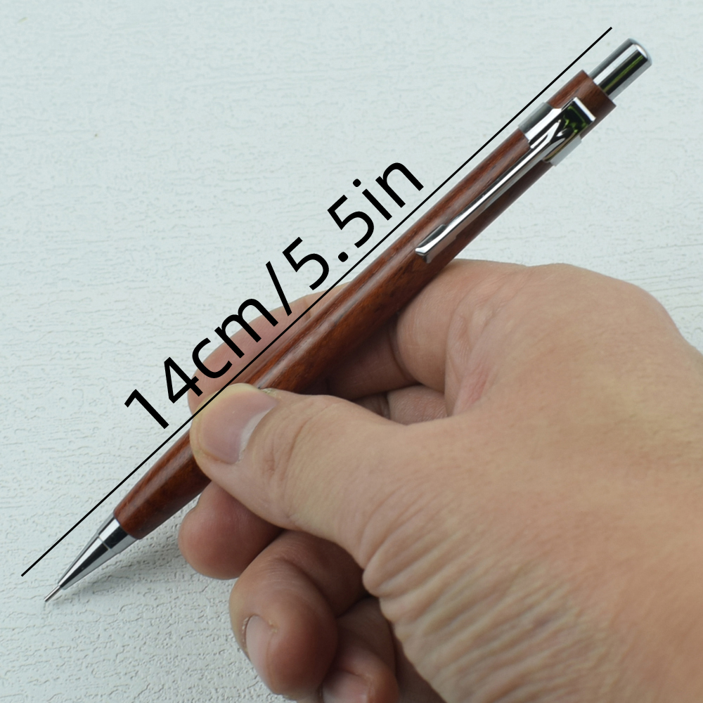 Portamine in legno con mina da 0,5 mm: scrittura fluida per ufficio, scuola, disegno e schizzi | Cancelleria cinese premio