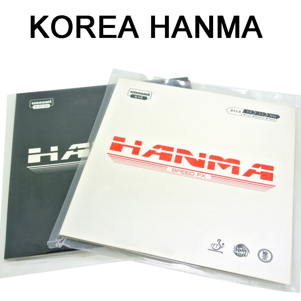 Korea Hanma BOOSTED / TURNED BETTER CONTROL/ Fast Speed Table Tennis Rubber/ Ping Pong Rubber