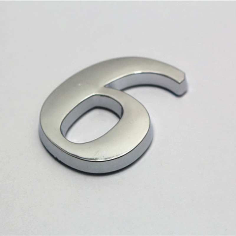 0-9 House Number Sign Self Adhesive Address Digit Sticker Plate Numeral Door Plaque for Home Hotel VJ