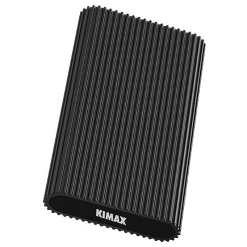 KIMAX Mini Portable Hard Disk Box MSATA SSD Fall Typ-C zu USB 3,1 Aluminium Externe Gehäuse