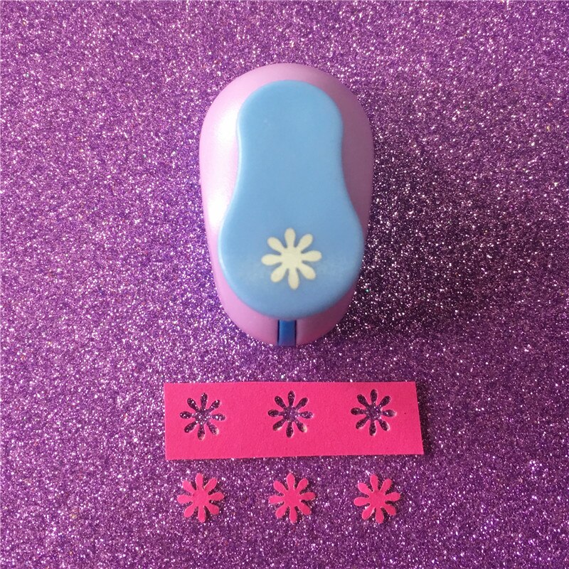 Free Ship 8mm Daisy shape paper cutter foam craft punch perfurador scrapbooking flower hole punch for kids furador diy puncher