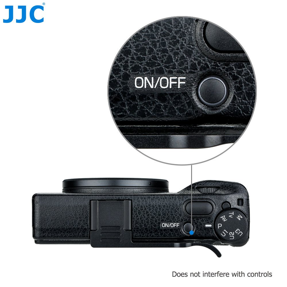 JJC TAGR3 ThumbsUpGrip HandGrip For Ricoh GR III Camera Aluminium