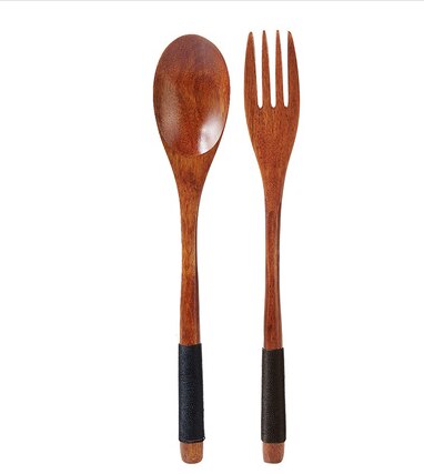 Houten lepel met lange steel, huishoudelijk servies, houten lepel, minilepel, keukengereedschap