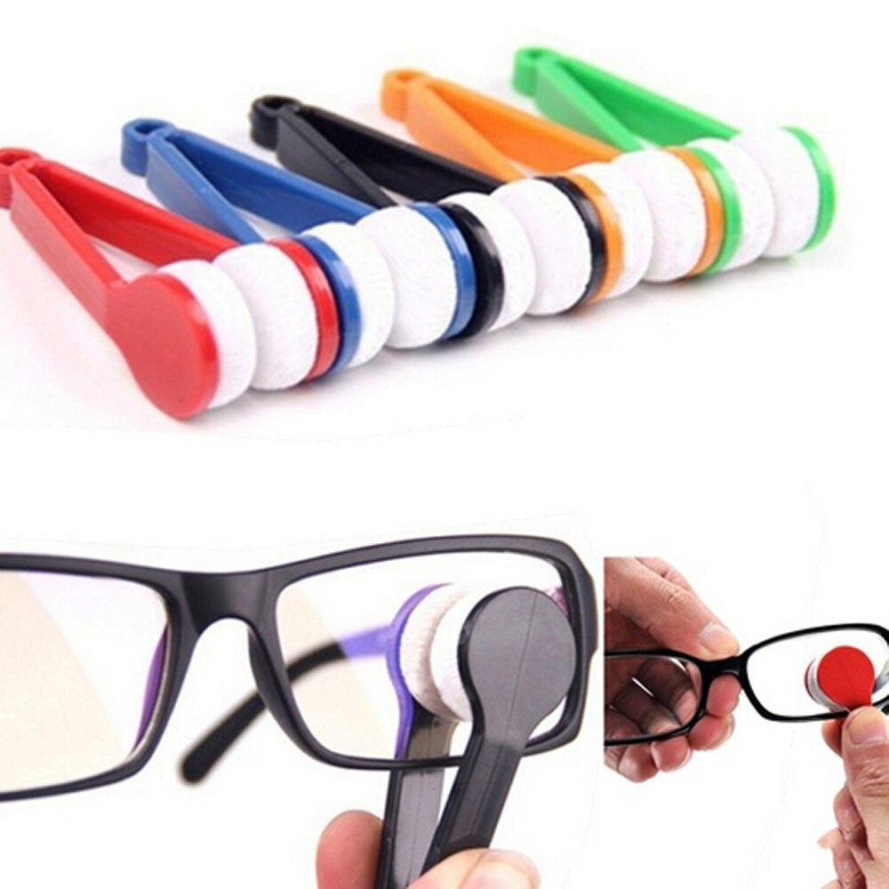 Glasses Sunglasses Eyeglass Spectacles Cleaner Cleaning Brush Wiper Wipe Kit