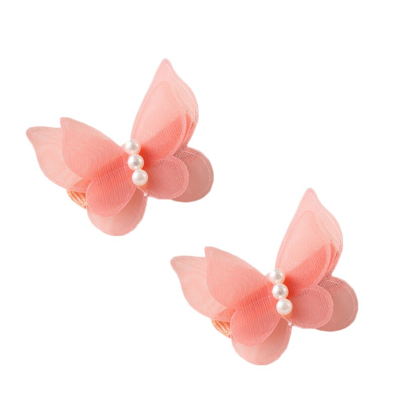 2PCS/Set Girls Colorful Dream Butterfly Cartoon Hair Clips Hair Pin For Baby Children Kids Princess Clothing Accessories: 03