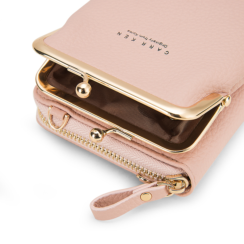 Crossbody Cell Phone Shoulder Bag PU Leather Cellphone Bag Daily Use Card Holder Mini Summer Shoulder Bag For Women Wallet