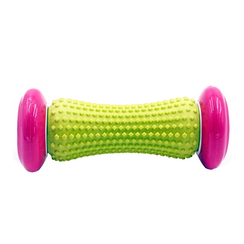 Yoga blok fitness udstyr fod fitness rulle blokke pilates fitness hjemme gym øvelser massage rulle yoga blok sportsredskaber: Lyserød
