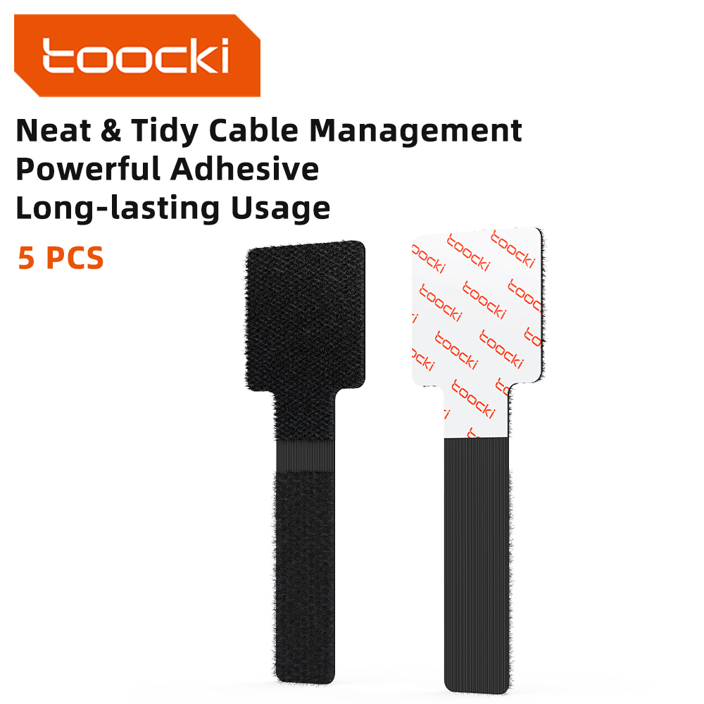 Toocki Zerreißbarer USB-Kabelaufwicklung, Kabel-Organizer, Kabelmanagement, Kabelbinder, Telefonzubehör, Kabel-Organizer: Lila