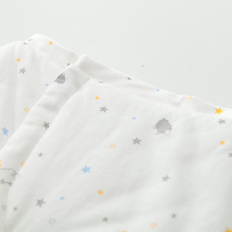 Bebis pojkar flickor byxor öppen gren dubbel lamm quiltade sig blöjbyxor babybyxor