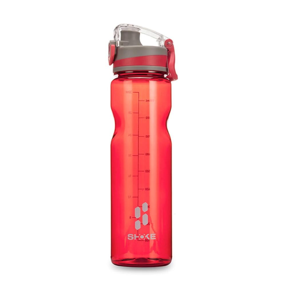 1L Fiets Fles Berg Aluminium Bidon Outdoor Fietsen Sport Squeeze Water Fles Fiets Accessoire: Rood