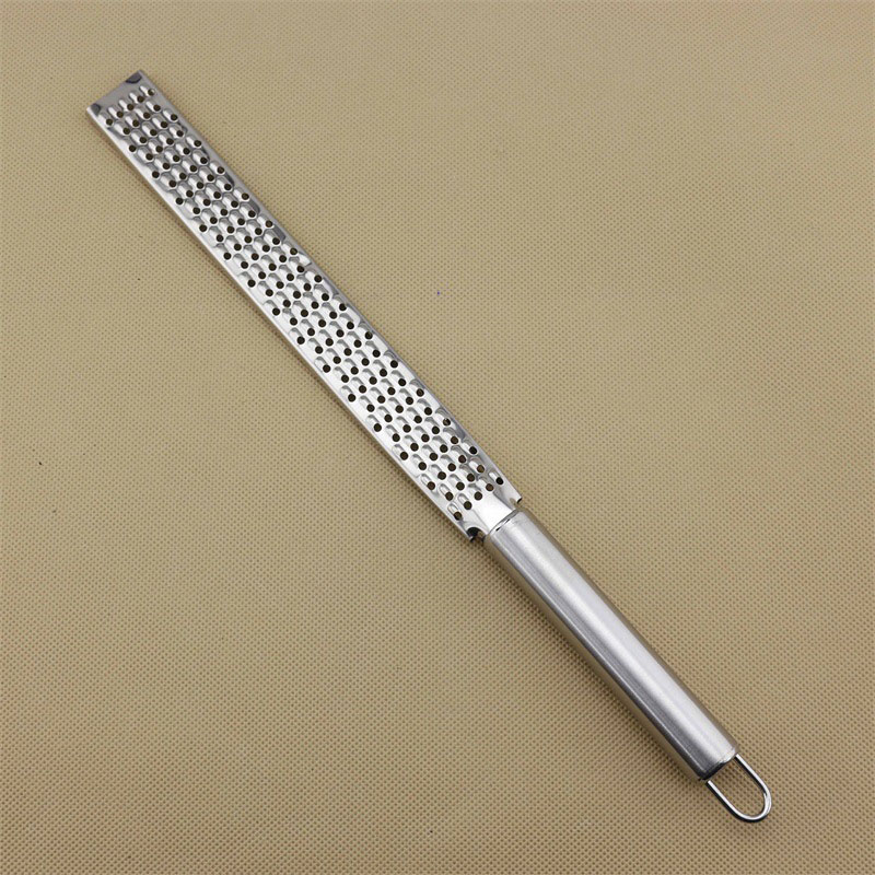 Household Citrus Lemon Zester Cheese Grater Ginger Potato Garlic Chocolate Zester With Plastic Cover Long Ergonomic Handle