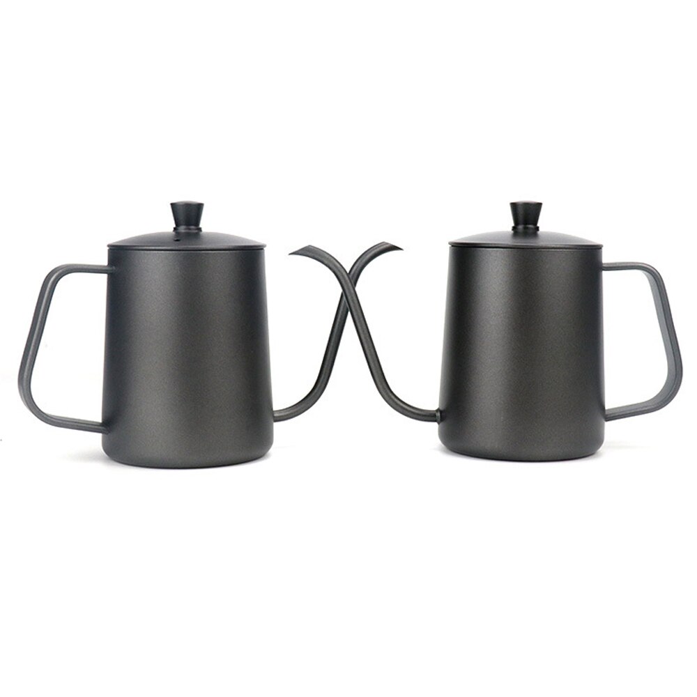 Edelstahl Kaffee Topf Gießen Über Wasserkocher Schwanenhals Lange Schmale Tropf Auslauf Kaffee Tee Topf 600ML Küche Haushalt Liefert