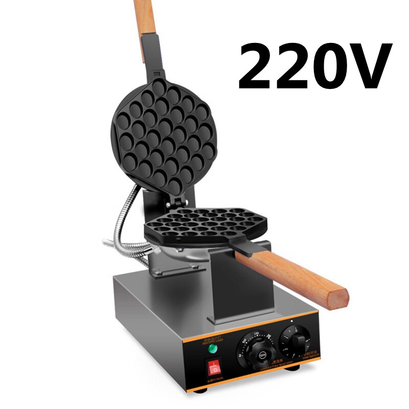 Dmwd sähköisille muna kupla vohvelirauta tarttumaton pannulla muffinssi eggettes pullistaa kupla muna kakku uunin kone 110v/220v: 220v