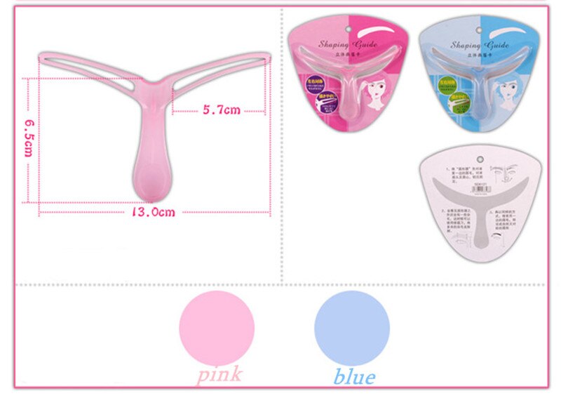 1Pc Populaire Wenkbrauw Stencil Vrouwen Dame Wenkbrauw Shaper Make-Up Kit Tool