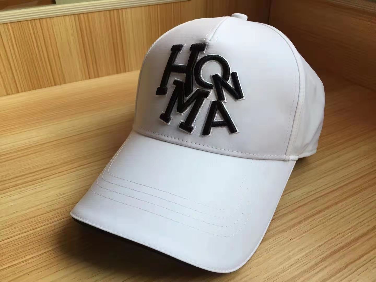 Golf cap Men's sports hat: White