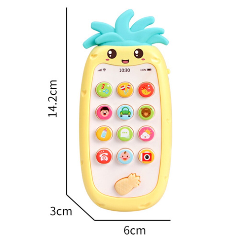 Baby Elektronische Telefoon Speelgoed Bijtring Muziek Vroege Jeugd Educatief Speelgoed Multifunctionele Simulatie Telefoon Speelgoed Voor Kinderen