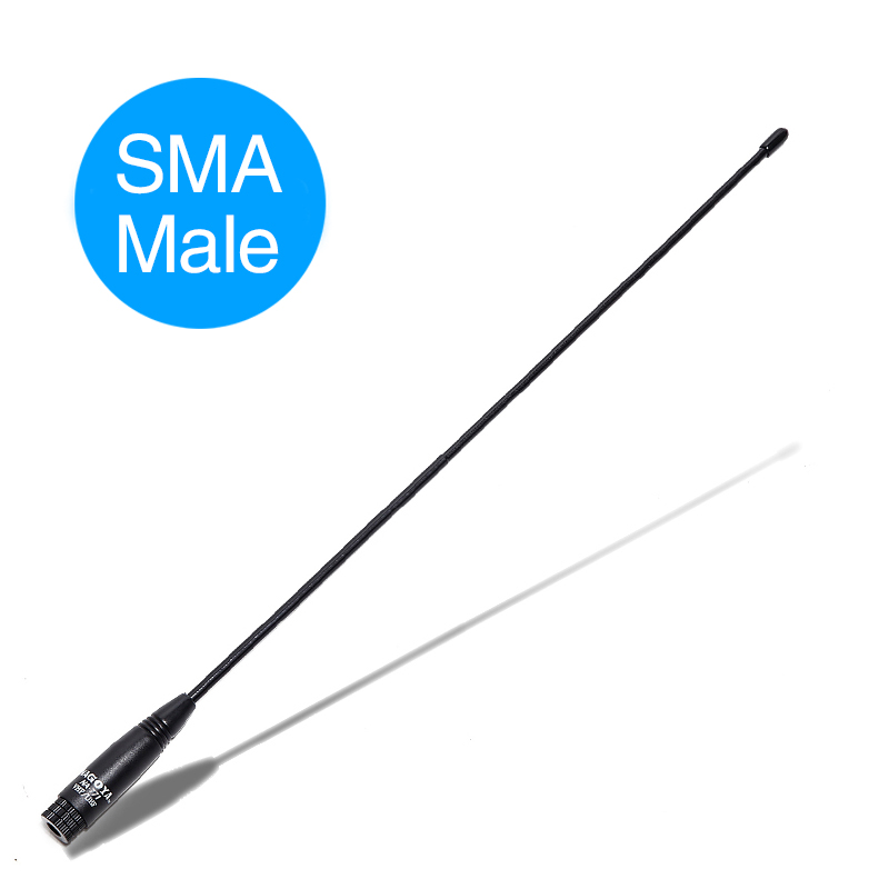 Abbree AR-771 Sma-Male Dual Band Vhf/Uhf 144/430Mhz Flexibele Antenne Voor Handheld Gps Garmin alpha 100 50 Astro 430 320 220 900