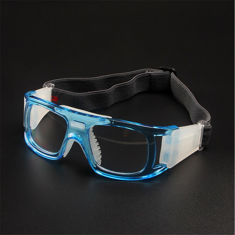 Sports glasses Basketball glasses Prescription glass frame football Protective eye Outdoor custom optical frame dx016: Transparent blue