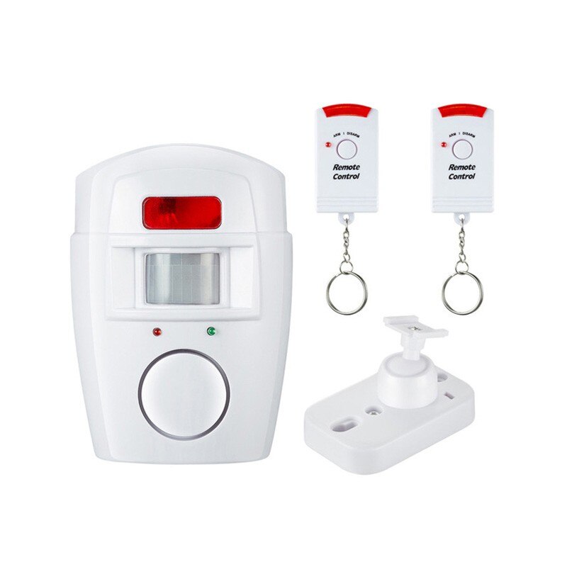 Home Security Alert Infrared Sensor Anti-theft Motion Detector Alarm Monitor Wireless Alarm system+2 remote control