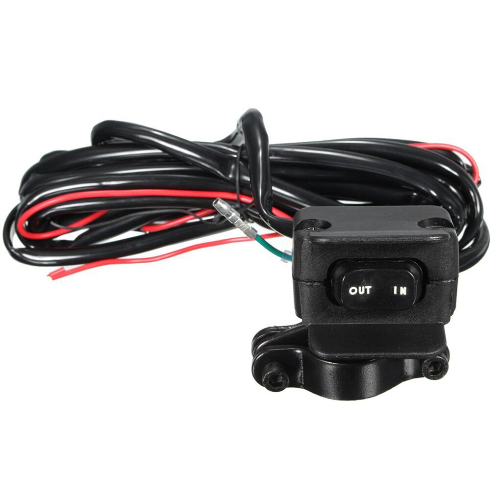 12V ATV/UTV Winch Rocker Switch Handlebar Control Line Accessories Suitable for Motorclcles