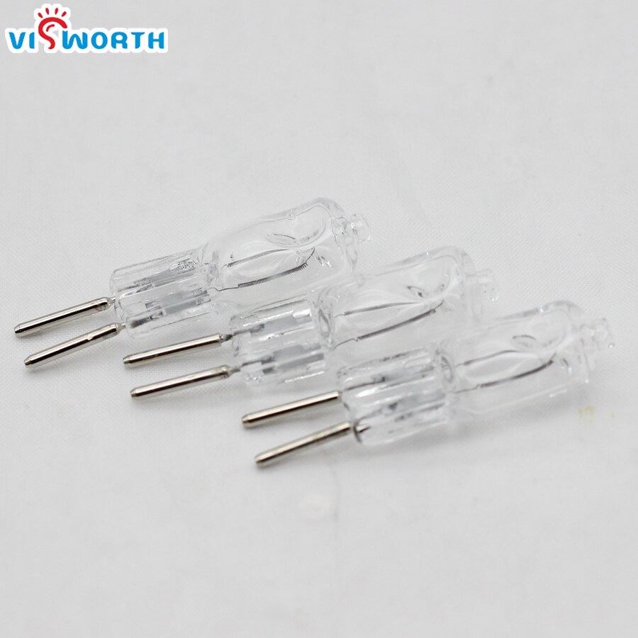 50PCS/Lot Ghalogen Bulbs 12V DC AC 220V 230V 240V 30W Halogen Light Bulbs Glass Small Body 360 Degree