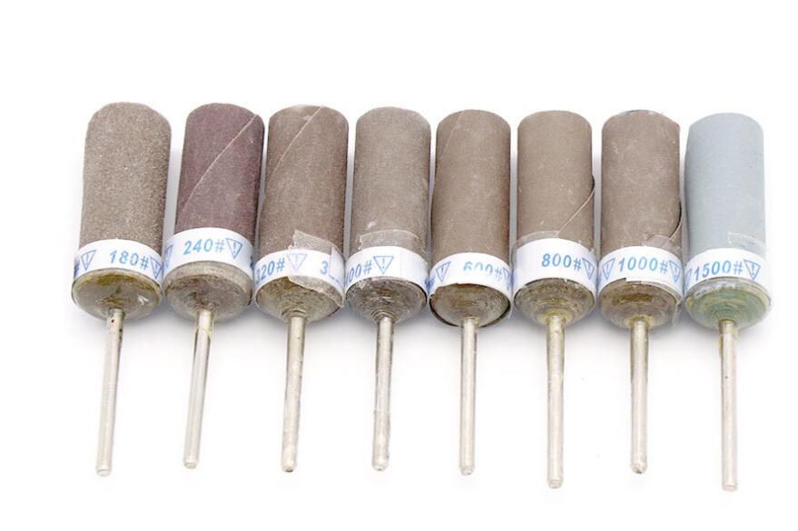 Herramienta de papel de 2,35mm, 1 Uds., correa de lijado, papel de lija, bandas de pulido, rueda, accesorios de taladro eléctrico con rueda de mandril, arena