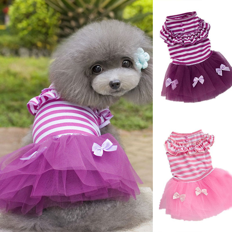 Katze Hund Hochzeit Kleid Sommer Hund Kleidung Felsen Prinzessin Kleider Welpen York Yorkie Pommerschen Pudel Bichon Malteser Hund Kleidung