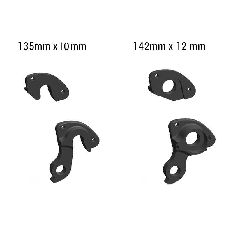 Fiets Derailleurhanger Sets 135X10 Mm 142X12 Mm Haak Voor Mountainbike As Thru Quick release Legering Mtb Fiets Onderdelen: Thru Axle and QR