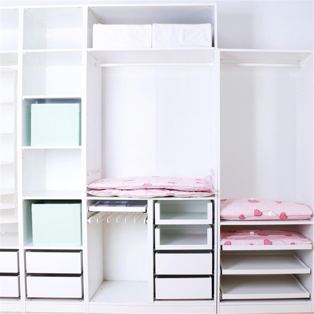 Home Vacuum Bag for Clothes Storage Bag With Valve Transparent Border Foldable Compressed Organizer Saving Seal Packet