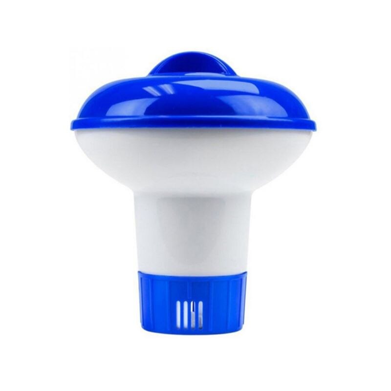Swimming Pool Automatic Medicine Disinfection Dosing Device Swimming Pool Floating Pill Cup Box 5 Inch 1pc