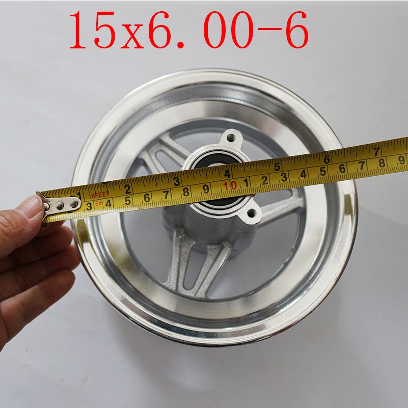 Size 15x6.00-6 Straight Rib Lawn & Garden Tire wheels 15X6-6 inch 168CC Karting Go Kart Motorcycle Wheel Rim With Tubeless Tyre: only hub