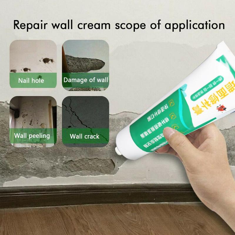 1pc 100ml Household Wall Repair Cream Wall Crack Repair Plaster Valid Mending Agent Restore Wall Agent Original Wall J5J5