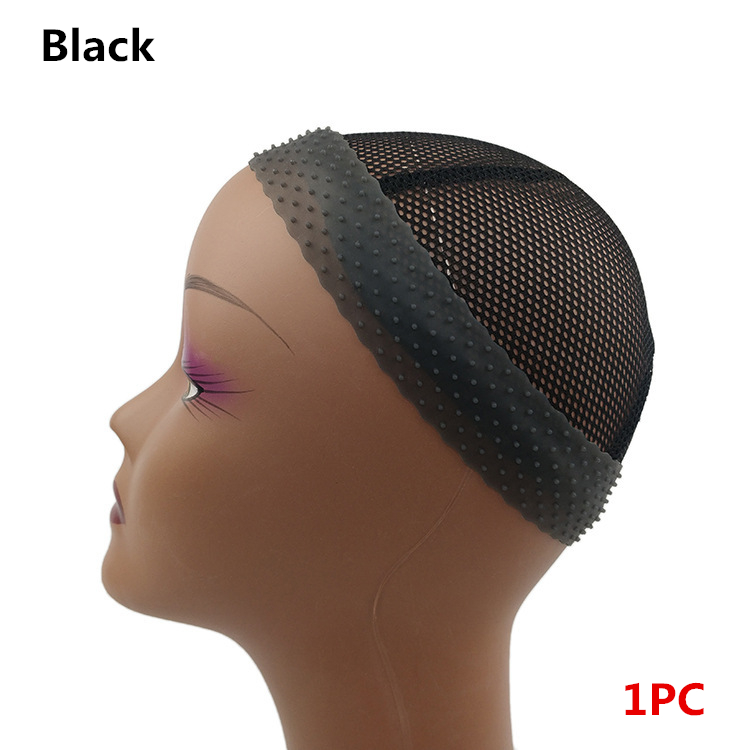 1PC No-Slip Wig Grip Band Transparent Silicone Wig Band Comfort Head Hair Band Extra Hold Wig Headband Adjustable Women Wig Band: Red